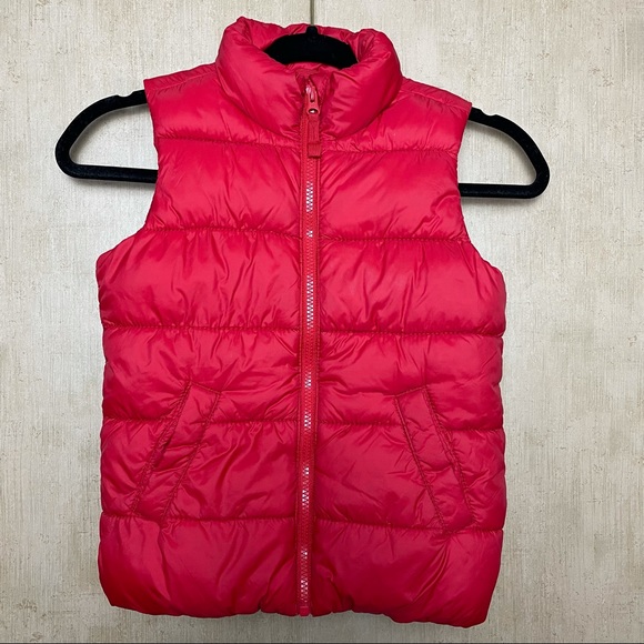 Old Navy Red Puffer Vest | Poshmark
